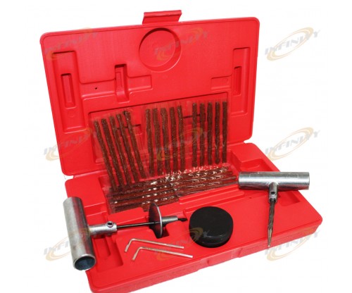 35 Pieces Tire Repair Tool Kit W/Case Plug Patch 35pc